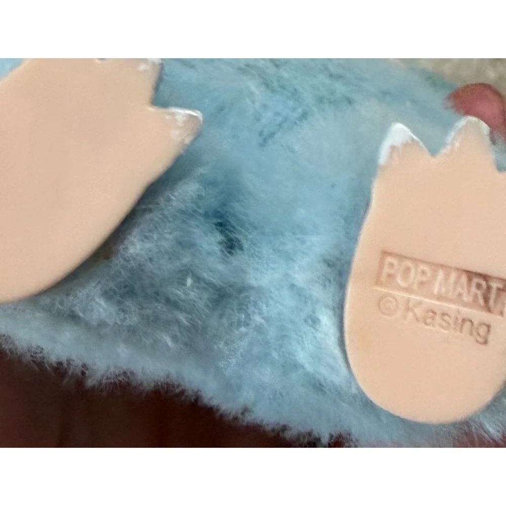 POP MART Labubu Big Into Energy Hope Vinyl Plush Pendant Keychain Blue